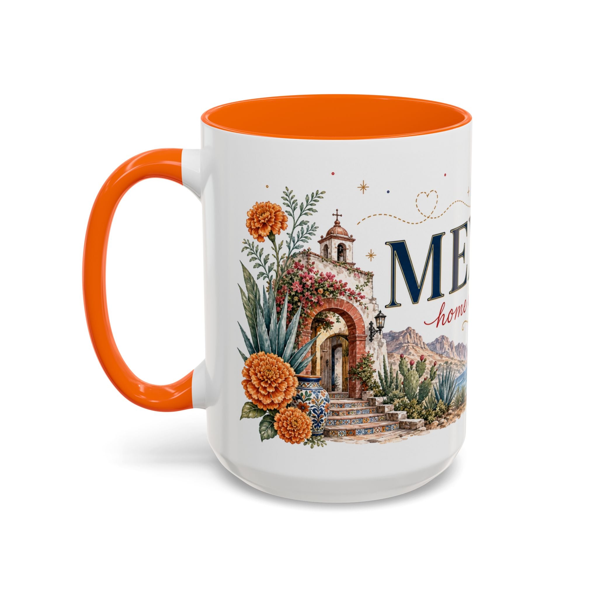 Mexico Home Country Mug | Moving Away Gift | Long Distance Friendship | 11 oz 15 oz Accent Mug