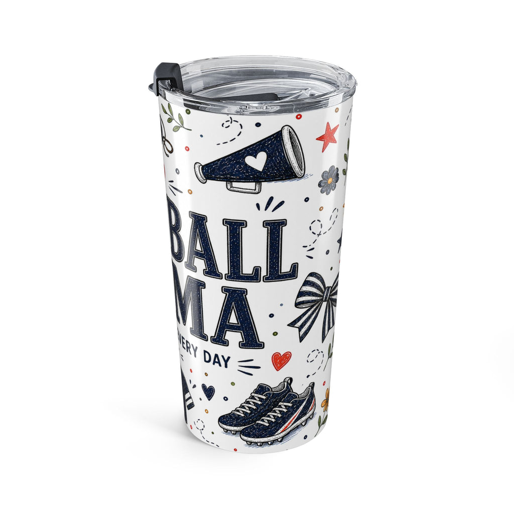 Football Mama 20oz Tumbler | Football Mom Gift | Insulated Stainless Steel Travel Cup