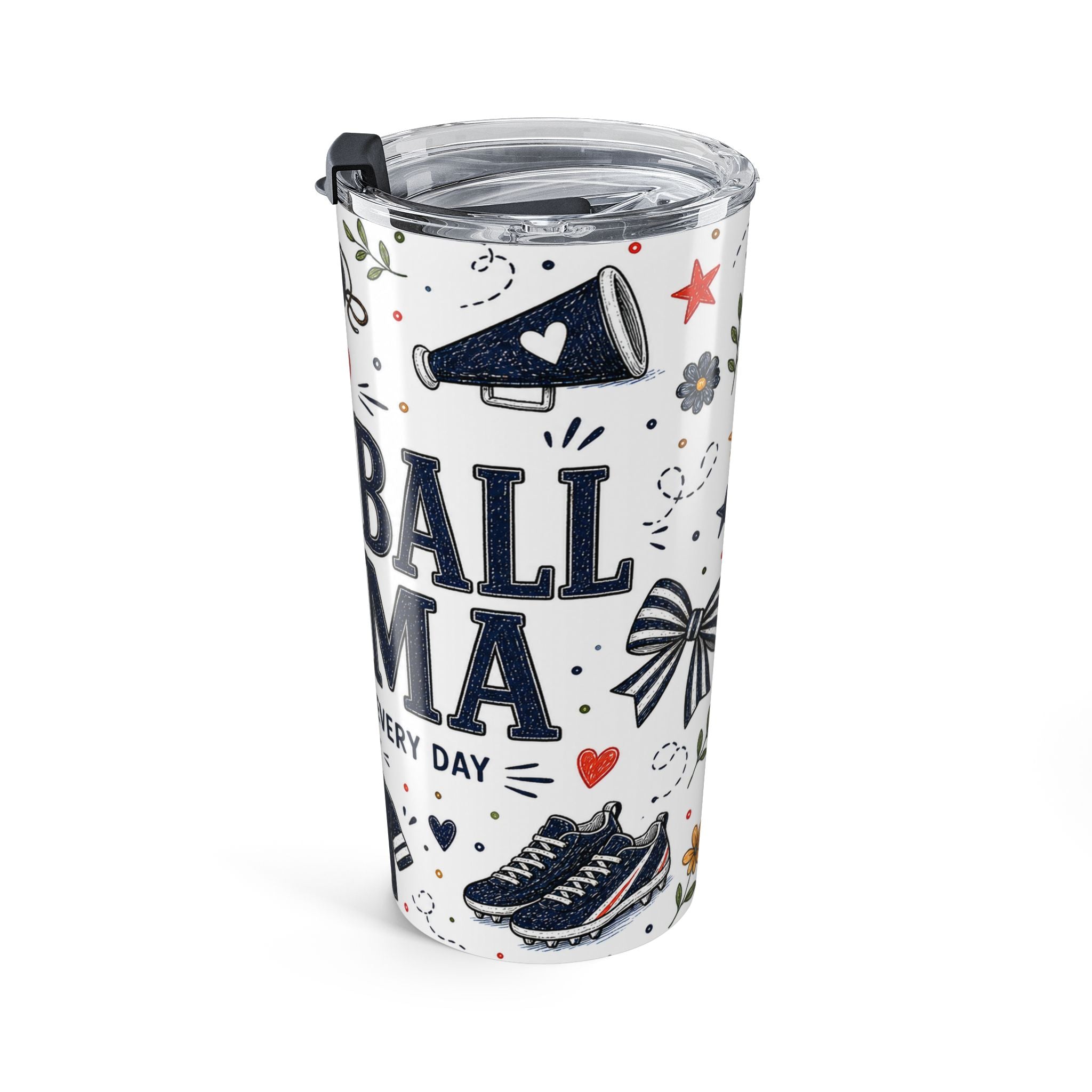 Football Mama 20oz Tumbler | Football Mom Gift | Insulated Stainless Steel Travel Cup