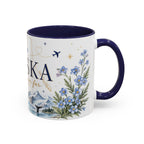 Alaska State Map Mug | Northern Lights, Mountains, Glaciers | Moving Away Gift