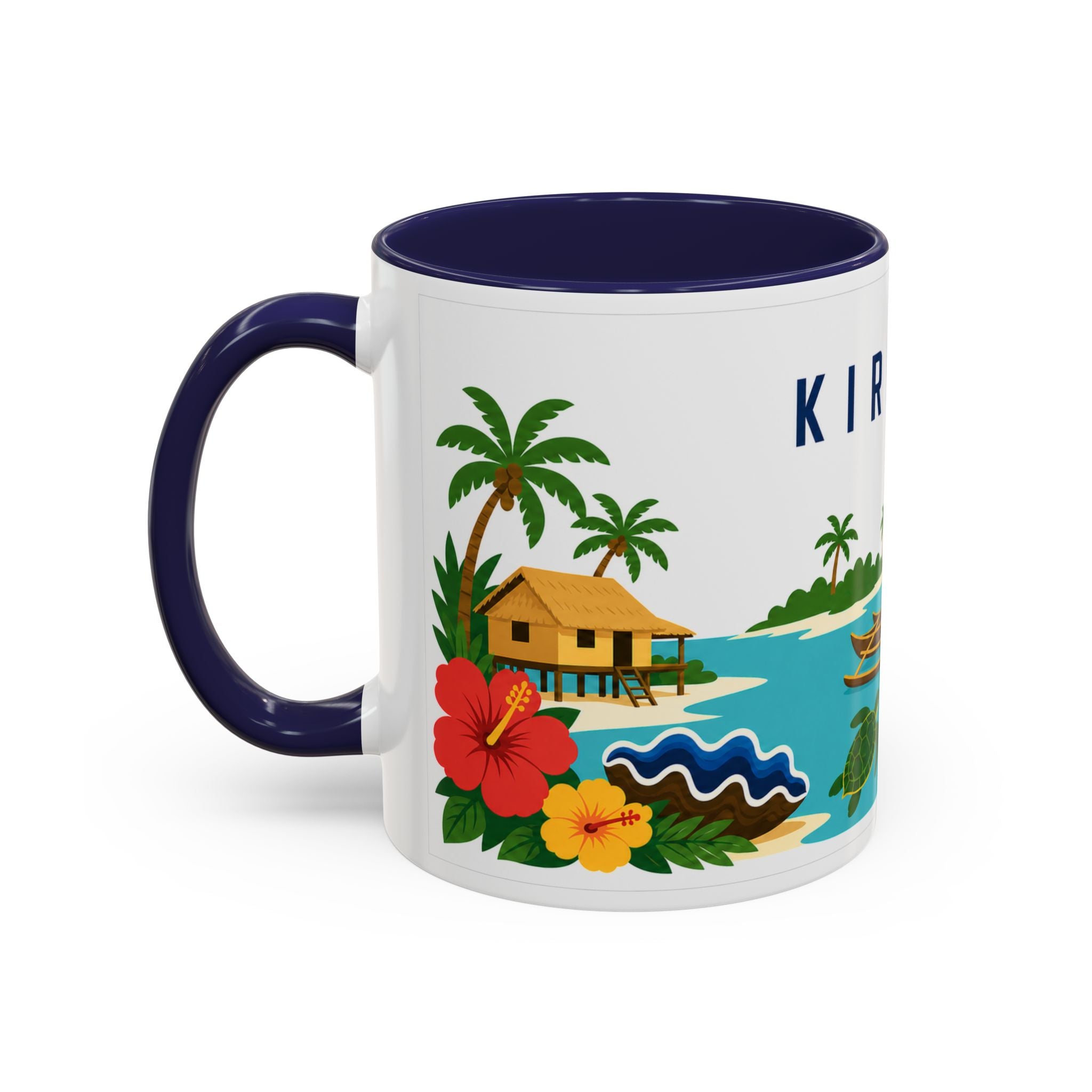 Kiribati Coffee Mug | Travel Souvenir Accent Mug | Country Gift Ceramic Cup 11oz 15oz