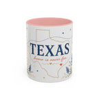 Texas State Map Mug | Bluebonnet Botanical Design, Home Reminder Coffee Cup