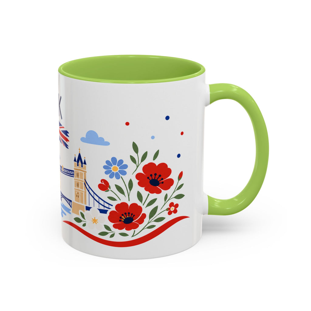 United Kingdom Coffee Mug | Travel Souvenir Accent Mug | Country Gift Ceramic Cup 11oz 15oz
