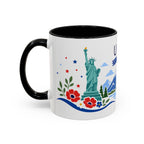 United States Coffee Mug | Travel Souvenir Accent Mug | Country Gift Ceramic Cup 11oz 15oz