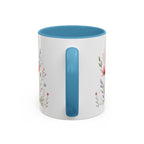Personalized Kindergarten Teacher Mug | Custom Name Wildflower Rainbow Cup | Back to School Gift