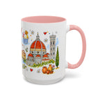 Florence Travel Mug | European City Souvenir Accent Coffee Mug | 11oz 15oz Ceramic Cup