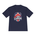 Go Canada Soccer T Shirt, Moisture Wicking Fan Tee