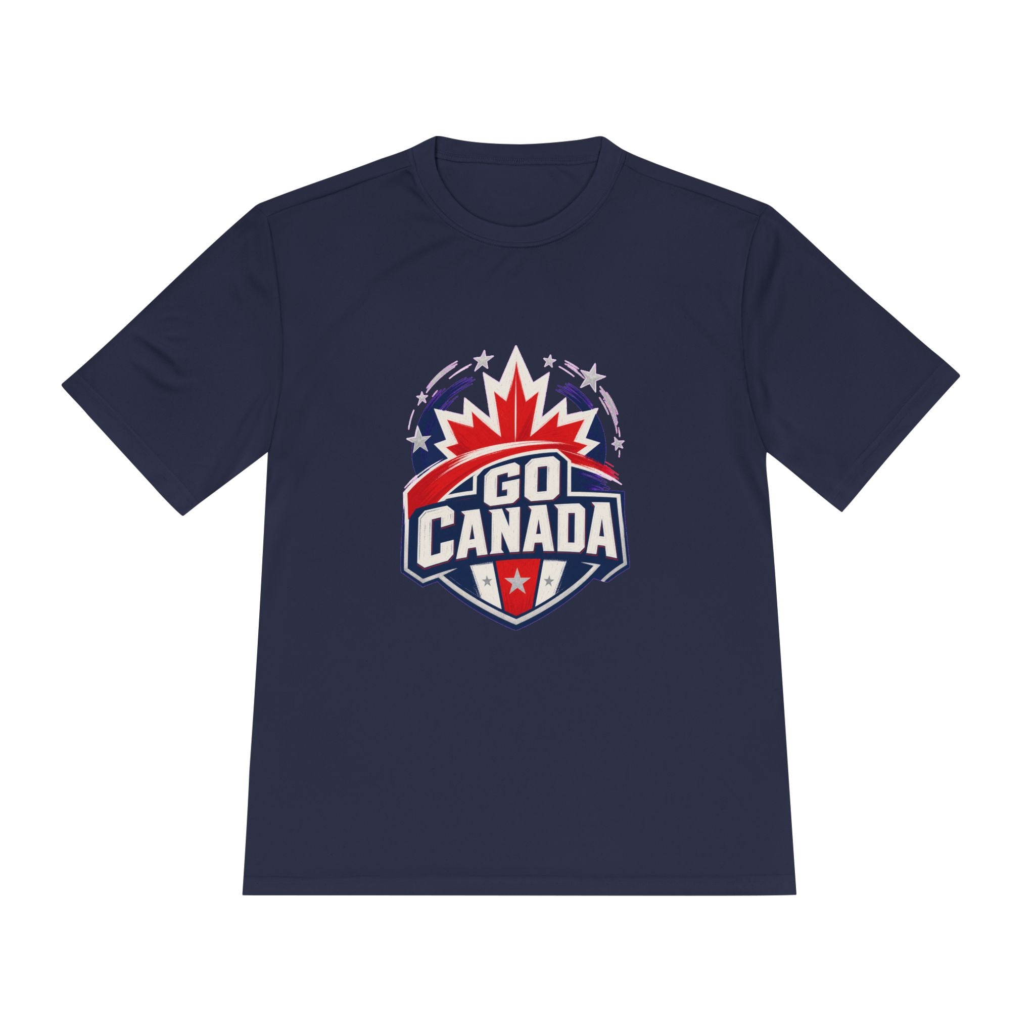 Go Canada Soccer T Shirt, Moisture Wicking Fan Tee