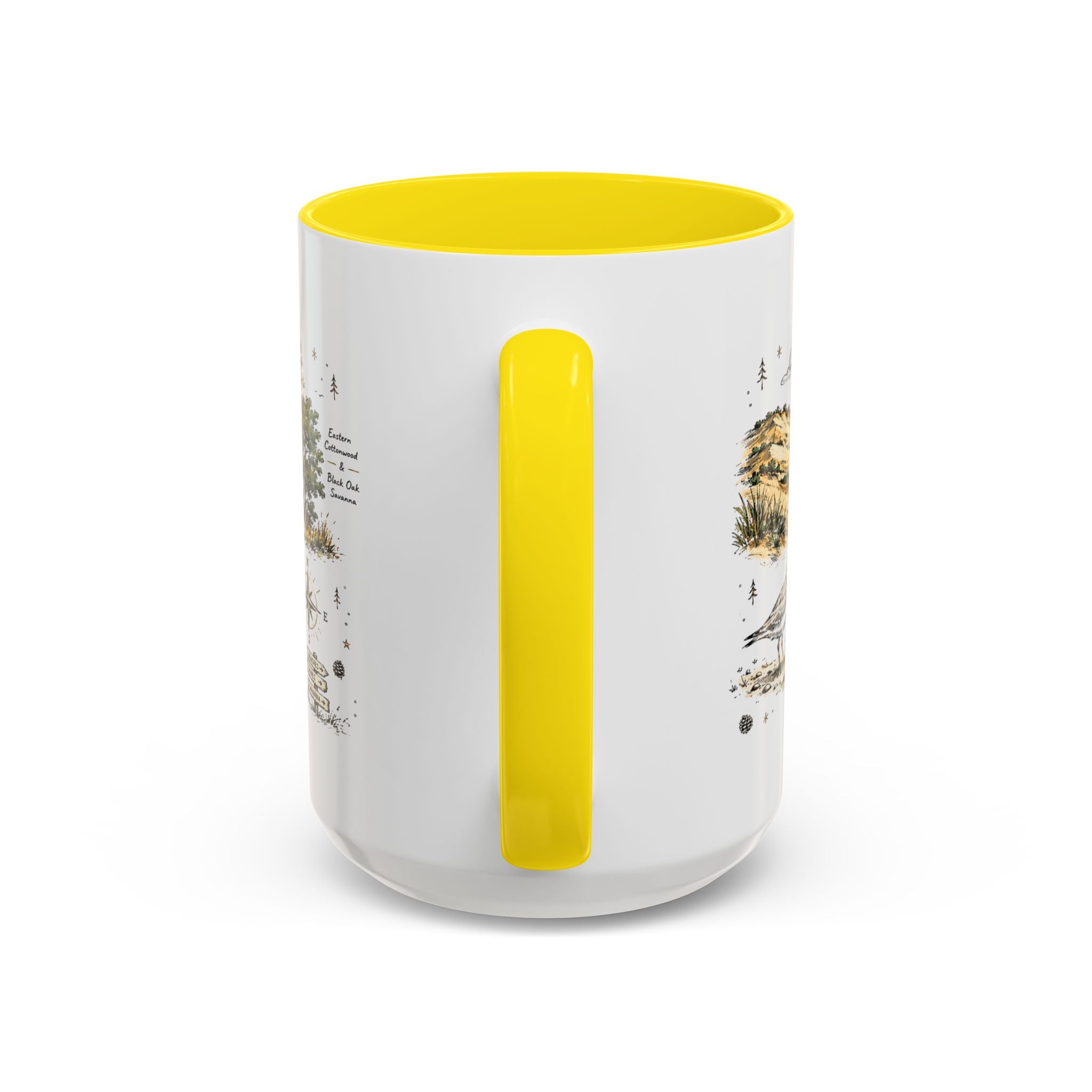 Indiana Dunes National Park Coffee Mug | Indiana Lake Michigan Beach Gift | Accent Color Ceramic 11oz 15oz