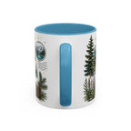 Banff Lake Louise Coffee Mug | Travel Destination Souvenir Gift | Accent Color Ceramic 11oz 15oz