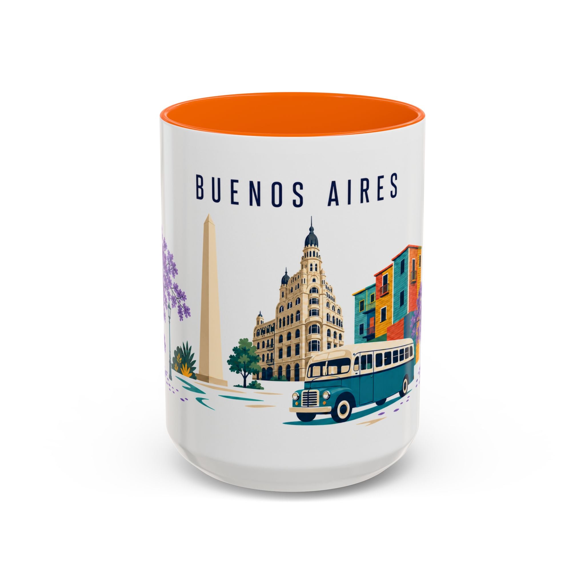 Buenos Aires Coffee Mug | Argentina Travel Souvenir | Porcelain Decal City Gift | 11oz 15oz Accent Mug