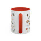Redwood National Park Christmas Mug | Watercolor Travel Souvenir | Holiday Gift | Accent Ceramic Coffee Cup 11oz 15oz
