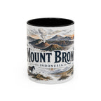 Mount Bromo Mug, Indonesia Travel Souvenir, Bucket List Gift, Accent Ceramic Coffee Mug 11oz 15oz