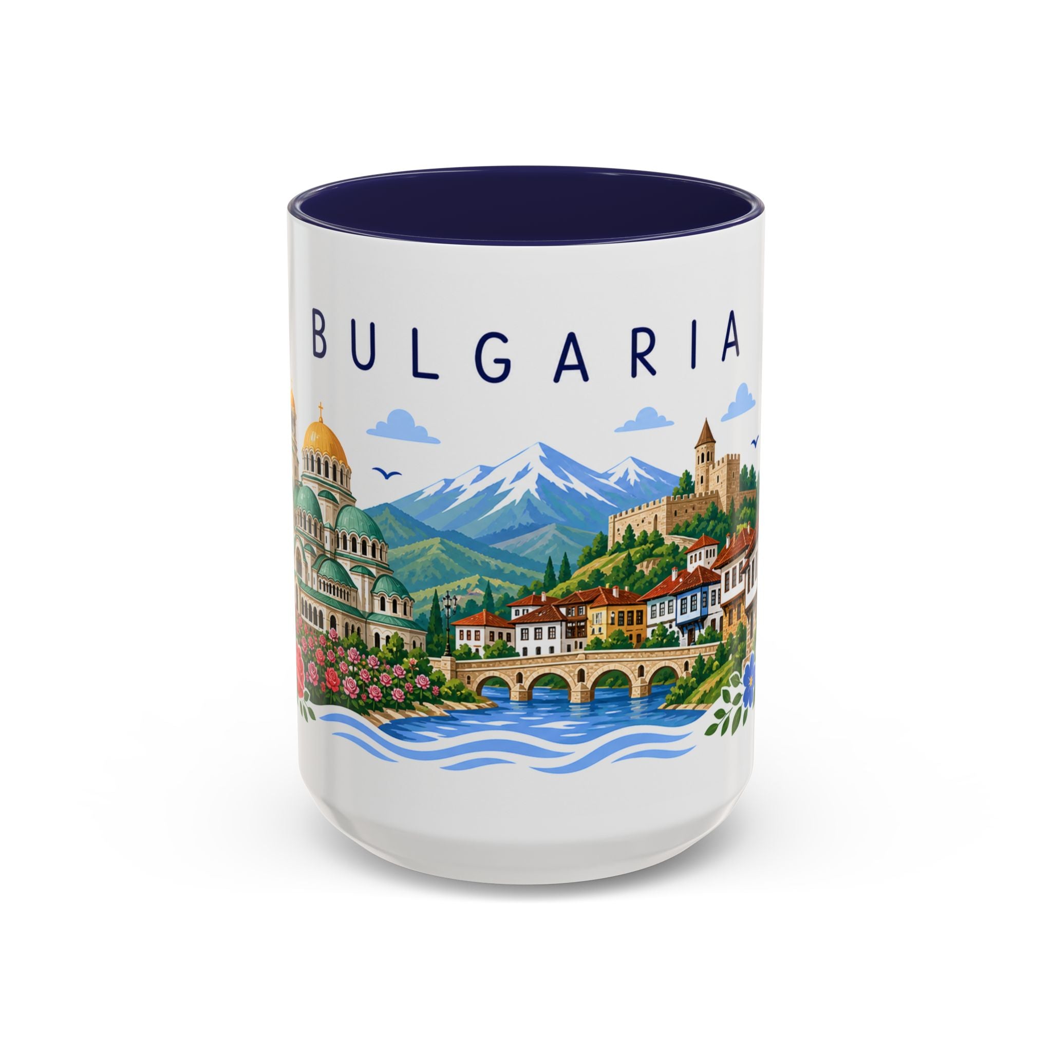 Bulgaria Coffee Mug | Travel Souvenir Accent Mug | Place Gift Ceramic Cup 11oz 15oz