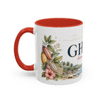 Ghana Home Country Mug | Moving Away Gift | Long Distance Friendship | 11 oz 15 oz Accent Mug