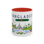 Bangladesh Coffee Mug | Travel Souvenir Accent Mug | Country Gift Ceramic Cup 11oz 15oz