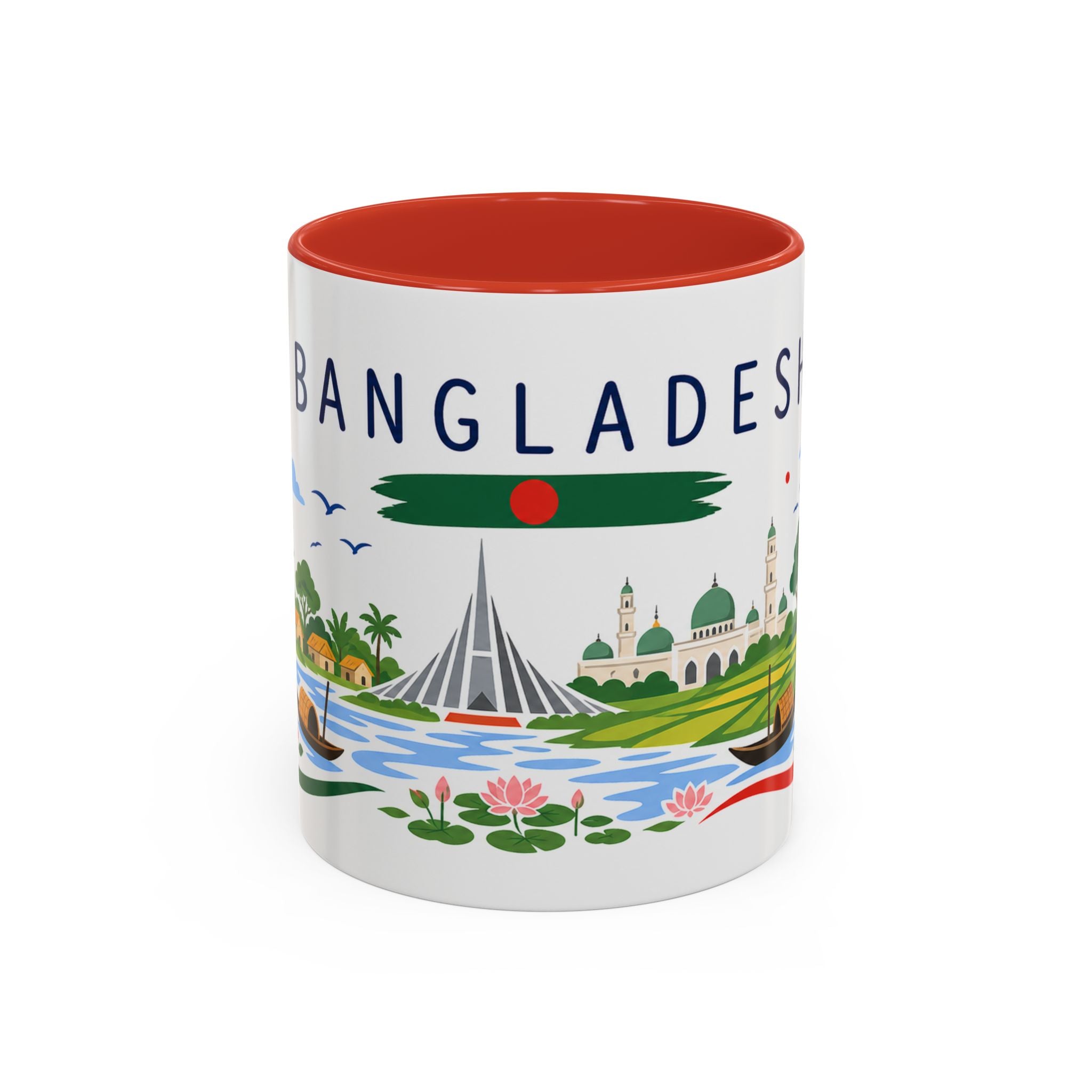 Bangladesh Coffee Mug | Travel Souvenir Accent Mug | Country Gift Ceramic Cup 11oz 15oz