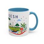 Bangladesh Coffee Mug | Travel Souvenir Accent Mug | Country Gift Ceramic Cup 11oz 15oz