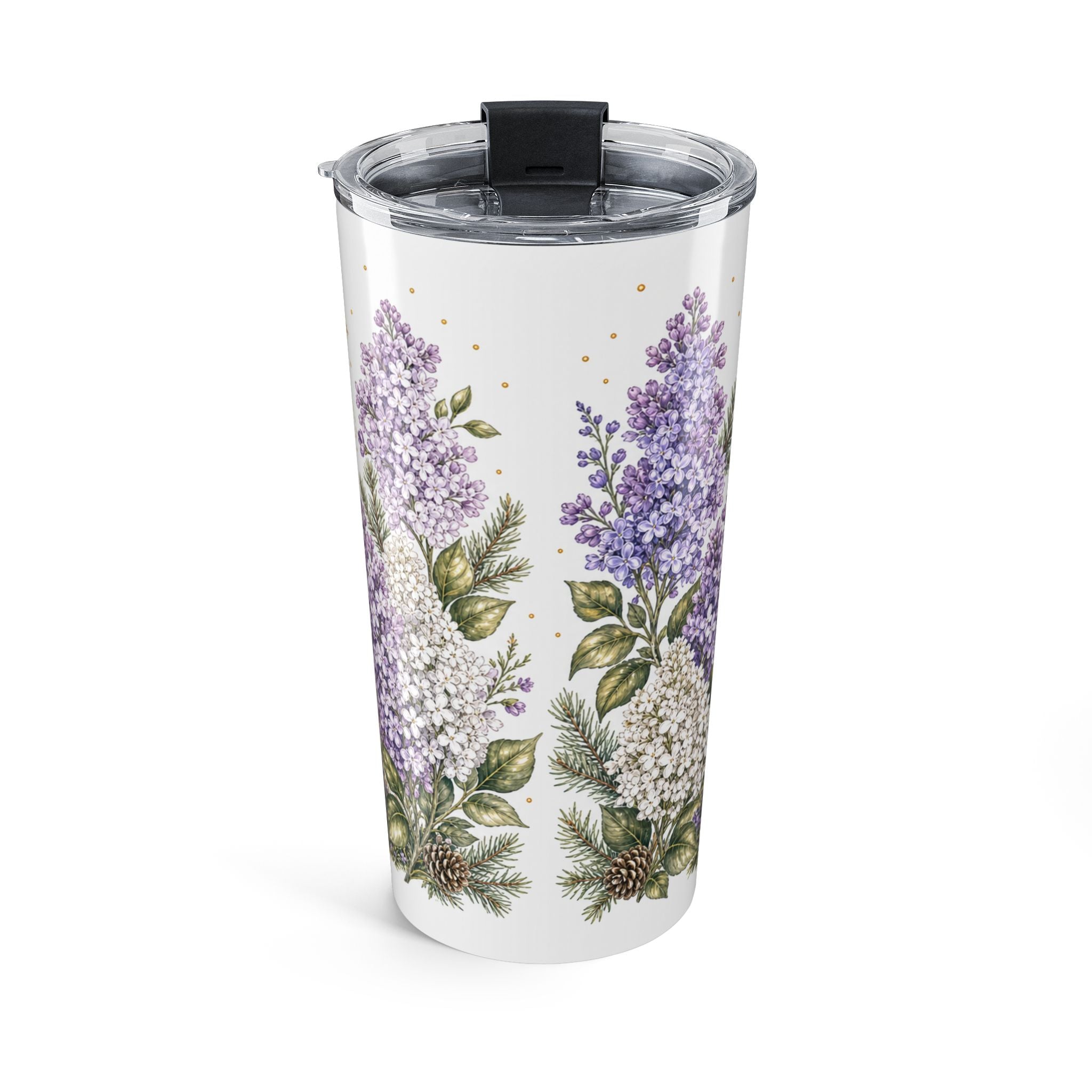 Idaho State Flower 20oz Tumbler | Syringa Botanical State Flower Gift | Insulated Stainless Steel Travel Cup