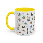Lisbon Christmas Mug | Watercolor City Souvenir | Ceramic Coffee Cup 11oz 15oz