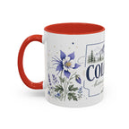Colorado State Mug | Rocky Mountain Botanical Design | Moving Away Gift