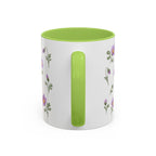 South Dakota Pasque Flower Mug, State Flower Floral Coffee Cup, 11oz Botanical Gift