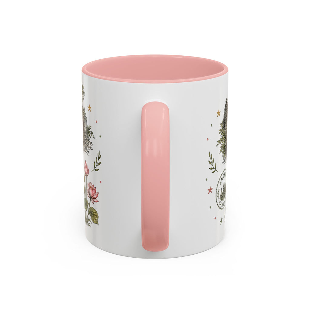 Angkor Coffee Mug | Travel Destination Souvenir Gift | Accent Color Ceramic 11oz 15oz