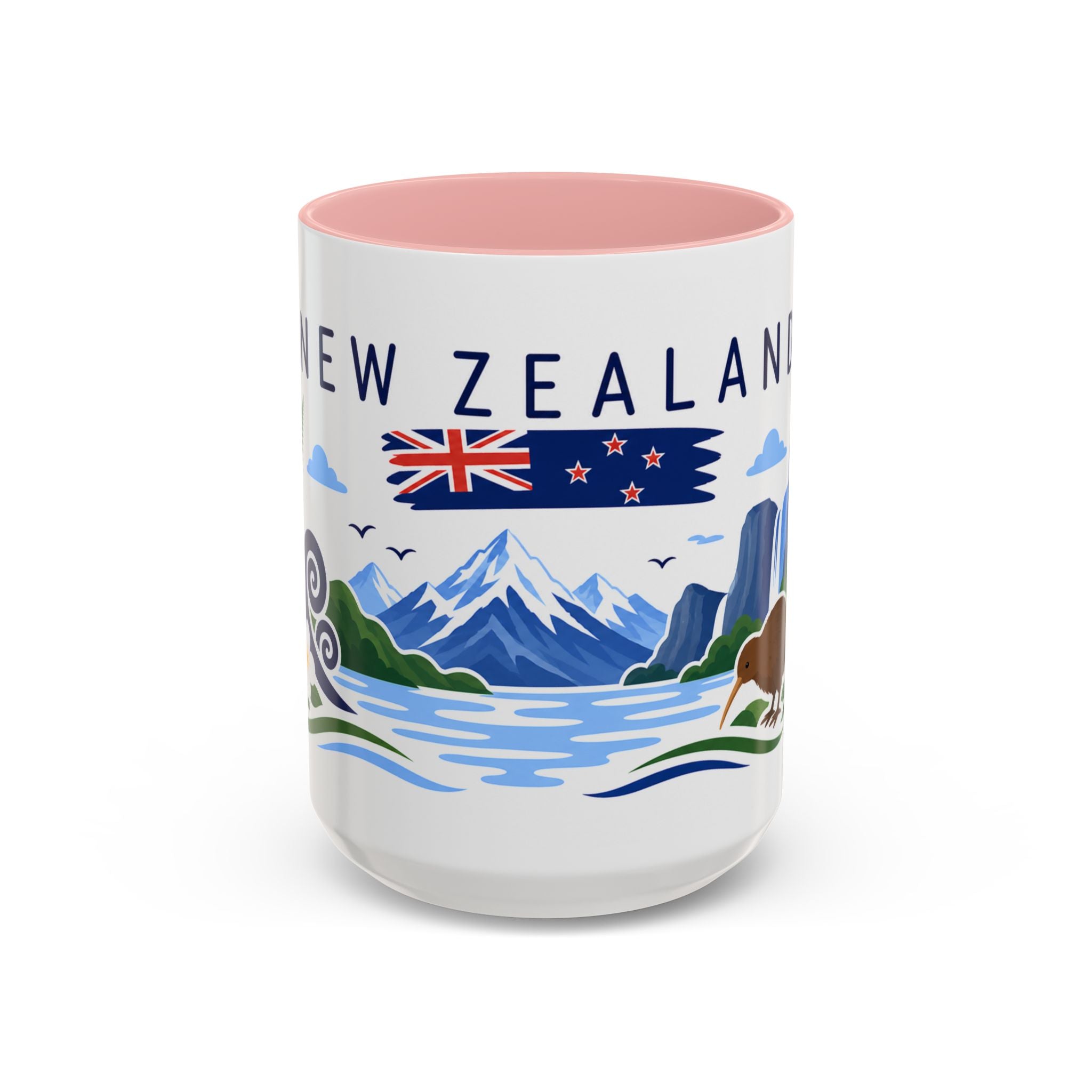 New Zealand Coffee Mug | Travel Souvenir Accent Mug | Country Gift Ceramic Cup 11oz 15oz