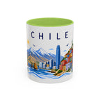 Chile Coffee Mug | Travel Souvenir Accent Mug | Place Gift Ceramic Cup 11oz 15oz