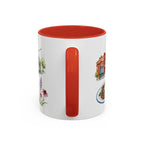 Omaha Illustrated Travel Mug | City Souvenir Accent Coffee Mug | 11oz 15oz Ceramic Cup
