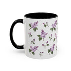 New Hampshire Purple Lilac Mug, State Flower Floral Coffee Cup, 11oz Botanical Gift