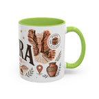 Petra Coffee Mug | Travel Destination Souvenir Gift | Accent Color Ceramic 11oz 15oz