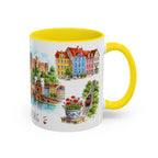Heidelberg Illustrated Travel Mug | City Souvenir Accent Coffee Mug | 11oz 15oz Ceramic Cup