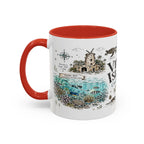 Virgin Islands National Park Coffee Mug | Caribbean Beach Snorkeling Reef Gift | Accent Color Ceramic 11oz 15oz