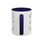 Nebraska Goldenrod Mug, State Flower Floral Coffee Cup, 11oz Botanical Gift