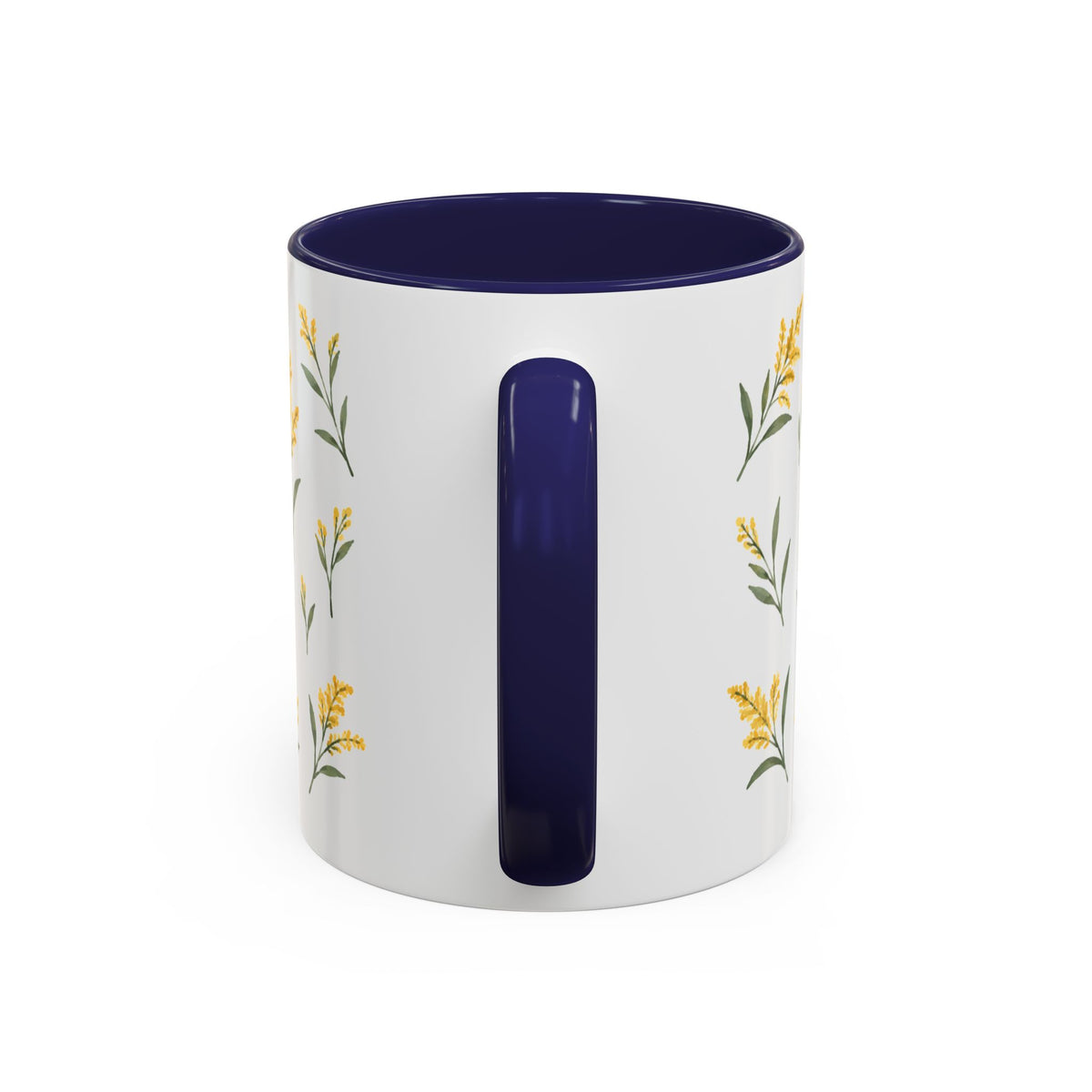 Nebraska Goldenrod Mug, State Flower Floral Coffee Cup, 11oz Botanical Gift
