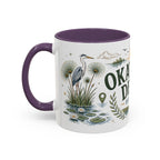 Okavango Delta Coffee Mug | Travel Destination Souvenir Gift | Accent Color Ceramic 11oz 15oz