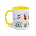 Vienna Coffee Mug | Postage Stamp Collage Mug | Travel Souvenir Accent Cup 11oz 15oz