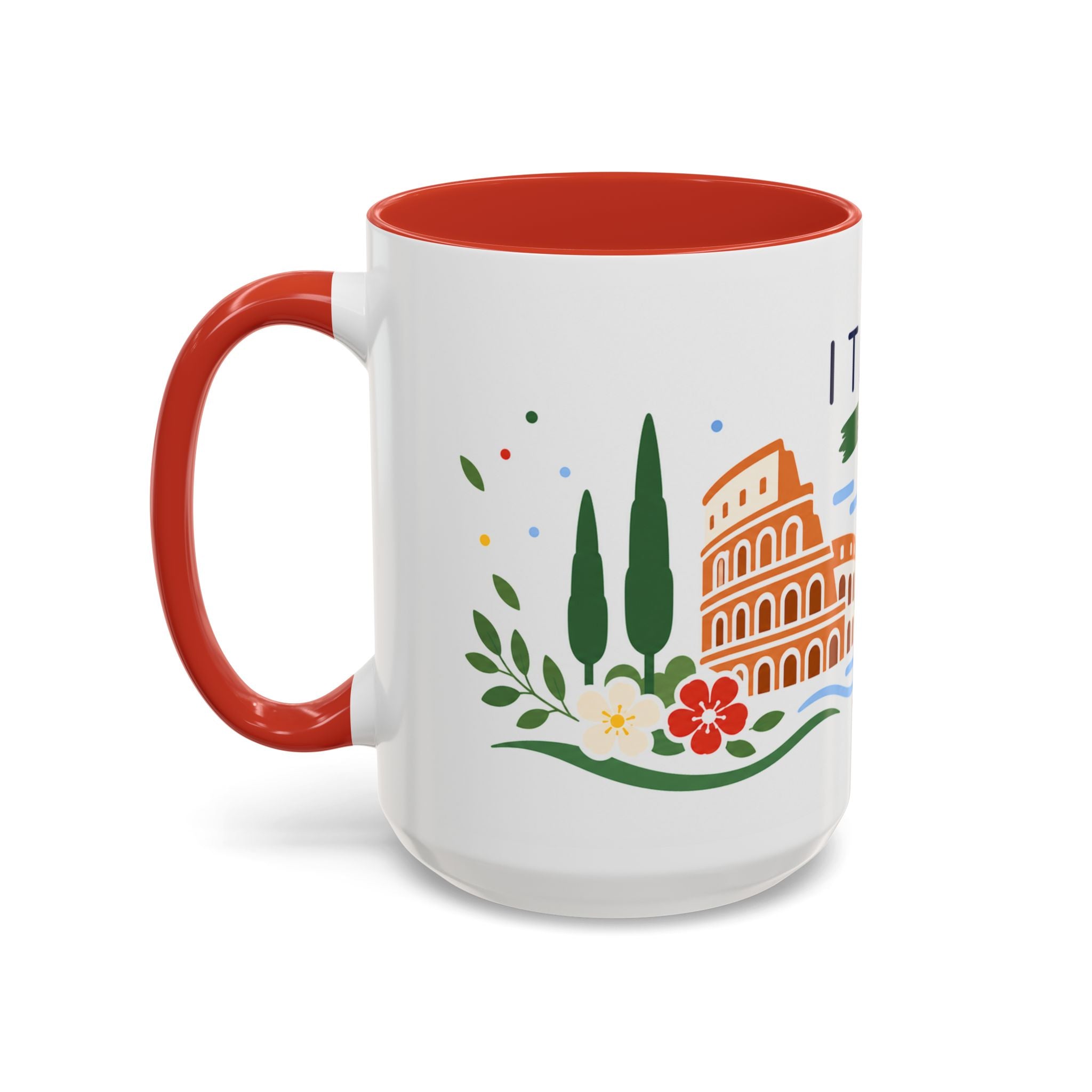 Italy Coffee Mug | Travel Souvenir Accent Mug | Country Gift Ceramic Cup 11oz 15oz