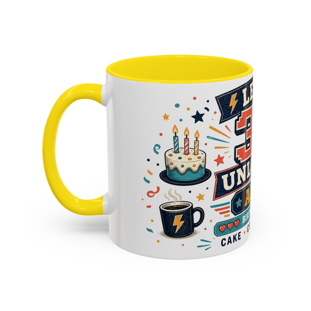 Custom Gamer Birthday Mug | Level Unlocked Name Age Coffee Cup