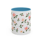 Iowa Wild Rose Mug, State Flower Floral Coffee Cup, 11oz Botanical Gift