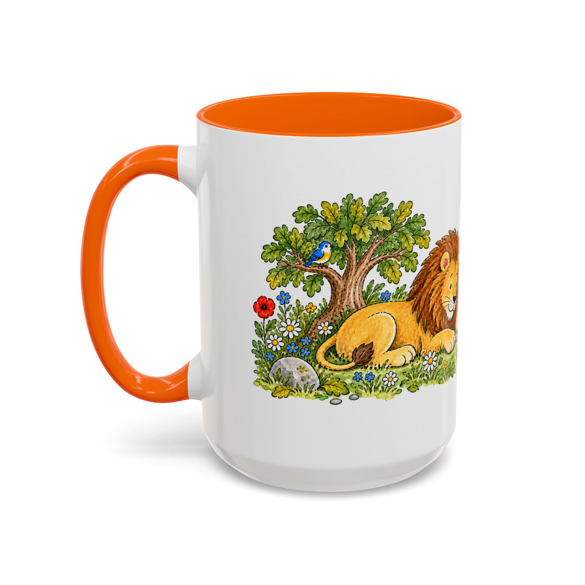 The Lion and the Mouse Mug | Storybook Fairy Tale Accent Coffee Mug | EveryLegend