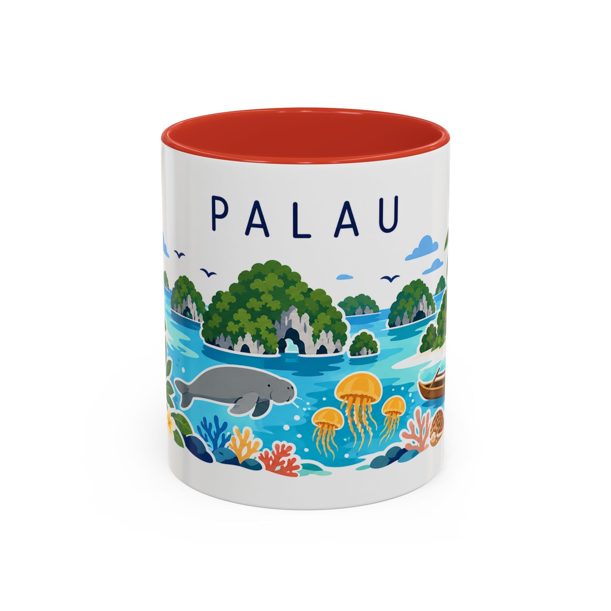 Palau Coffee Mug | Travel Souvenir Accent Mug | Country Gift Ceramic Cup 11oz 15oz