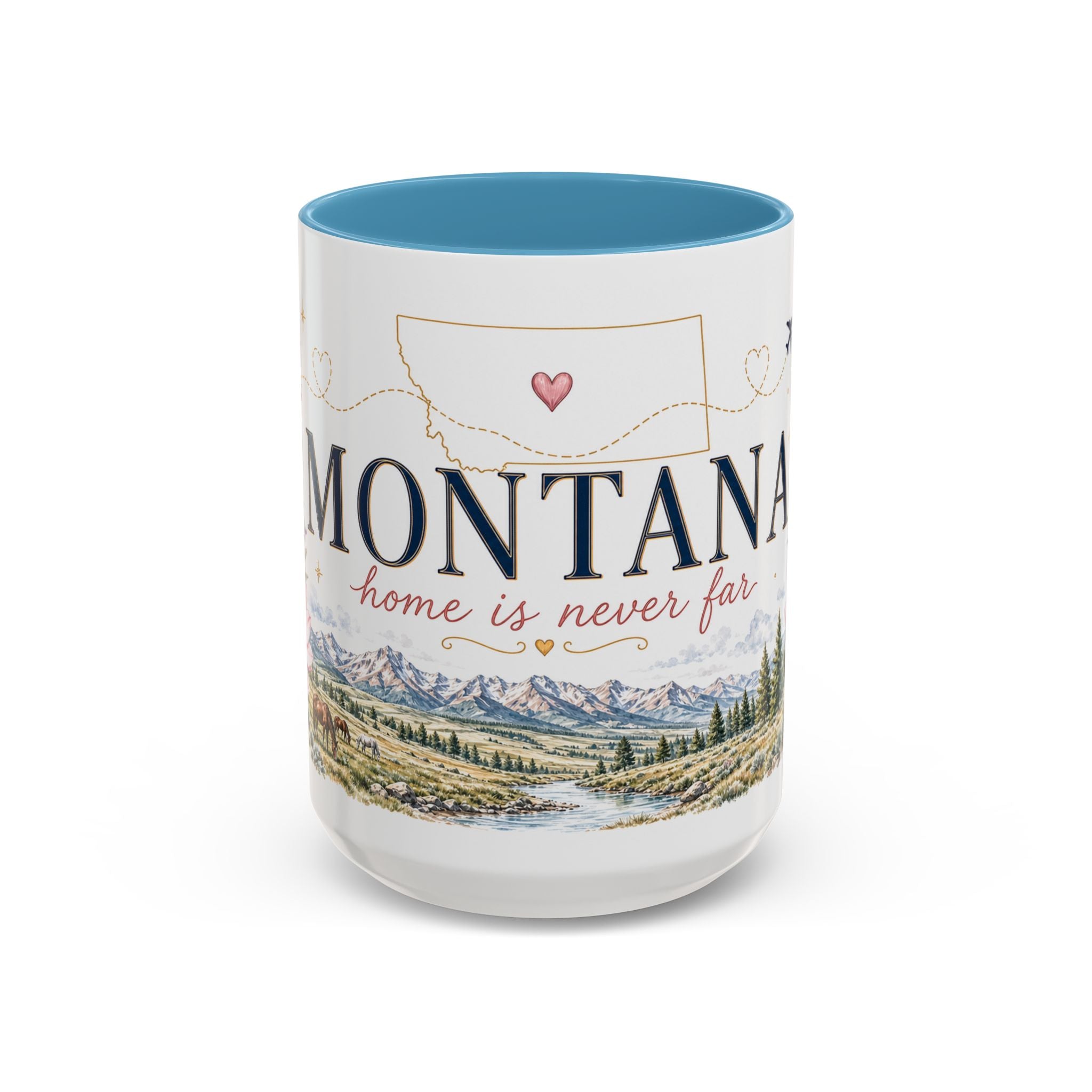 Montana Home State Mug | Moving Away, Long Distance Friendship Gift (11oz 15oz)