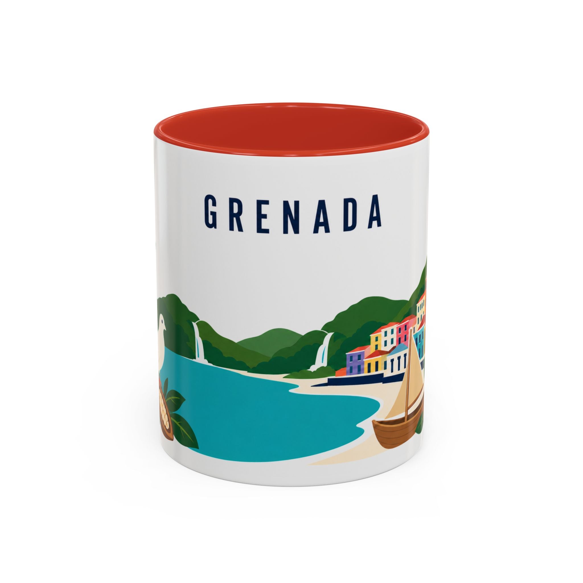 Grenada Coffee Mug | Travel Souvenir Accent Mug | Country Gift Ceramic Cup 11oz 15oz