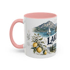 Lake Garda Mug, Italy Travel Souvenir, Bucket List Gift, Accent Ceramic Coffee Mug 11oz 15oz