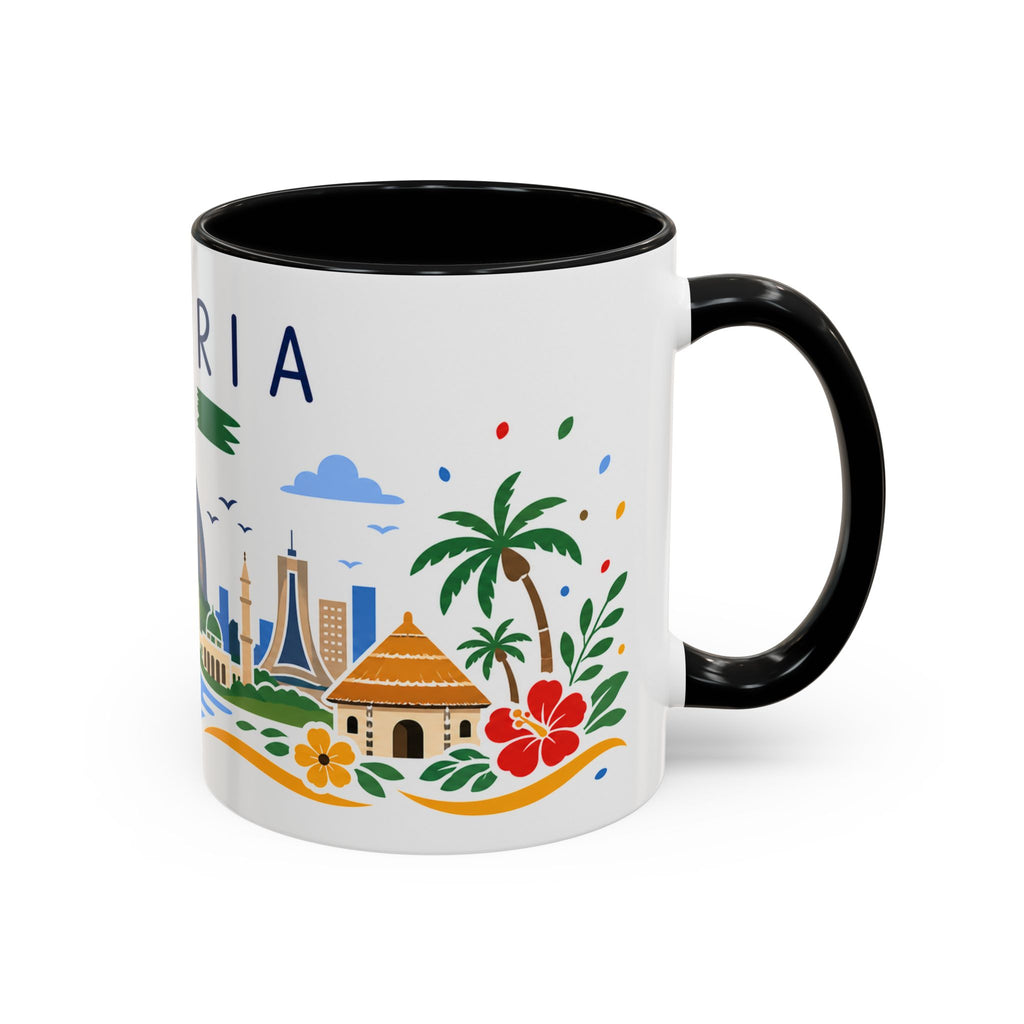 Nigeria Coffee Mug | Travel Souvenir Accent Mug | Country Gift Ceramic Cup 11oz 15oz