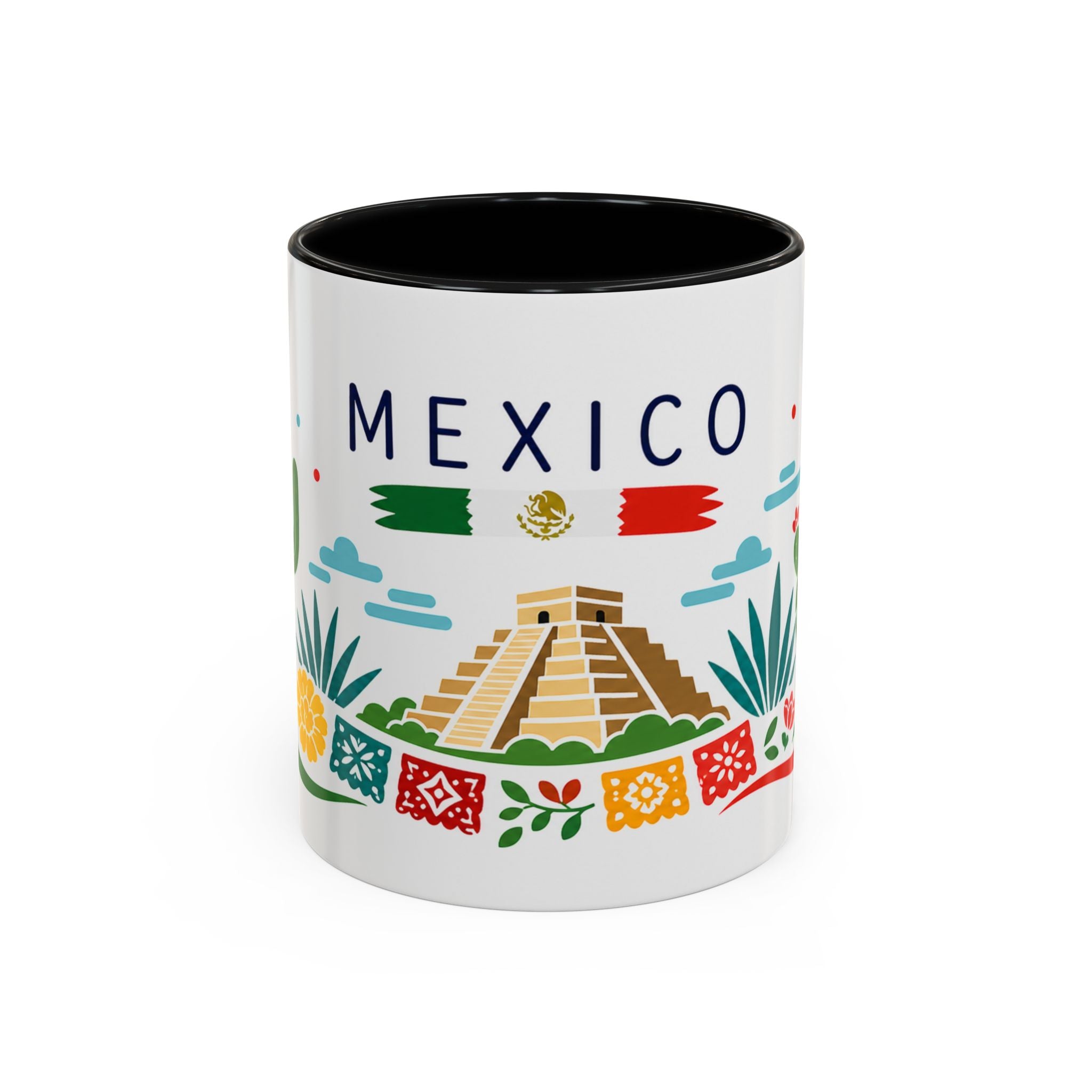 Mexico Coffee Mug | Travel Souvenir Accent Mug | Country Gift Ceramic Cup 11oz 15oz