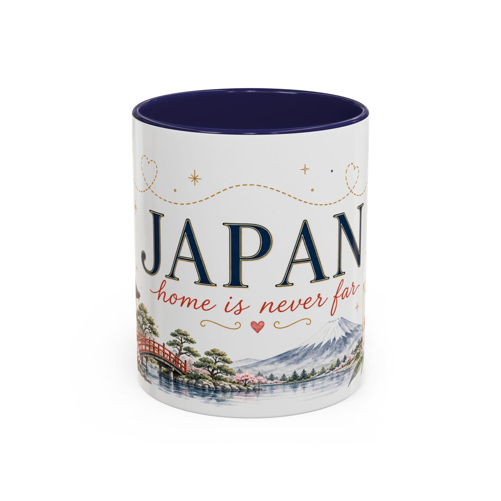 Japan Home Country Mug | Moving Away Gift | Long Distance Friendship | 11 oz 15 oz Accent Mug
