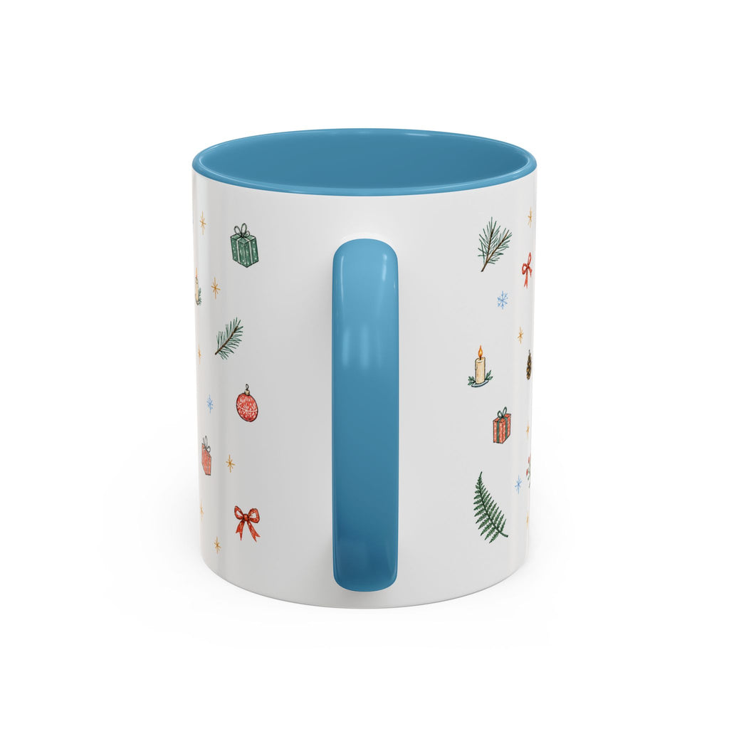 Olympic National Park Christmas Mug | Watercolor Travel Souvenir | Holiday Gift | Accent Ceramic Coffee Cup 11oz 15oz